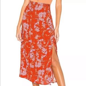 Free people midi skirt